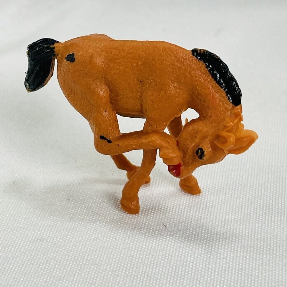 Miniature Foal Pony Horse Toy Figure Hong Kong Vintage